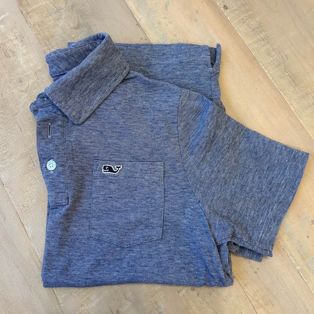 Vineyard Vines boys polo cotton S (8-10)